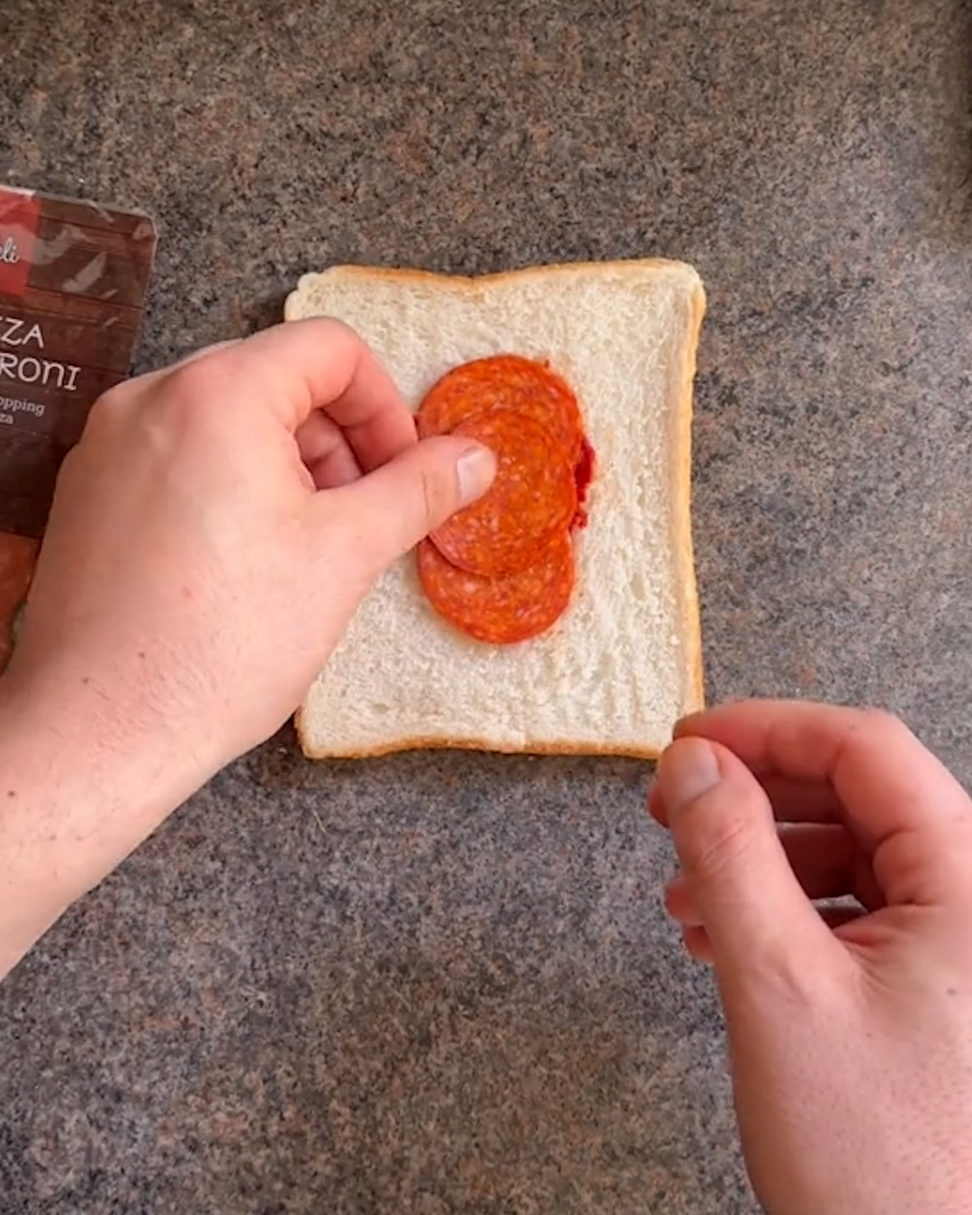 Homemade pizza pocket hack
