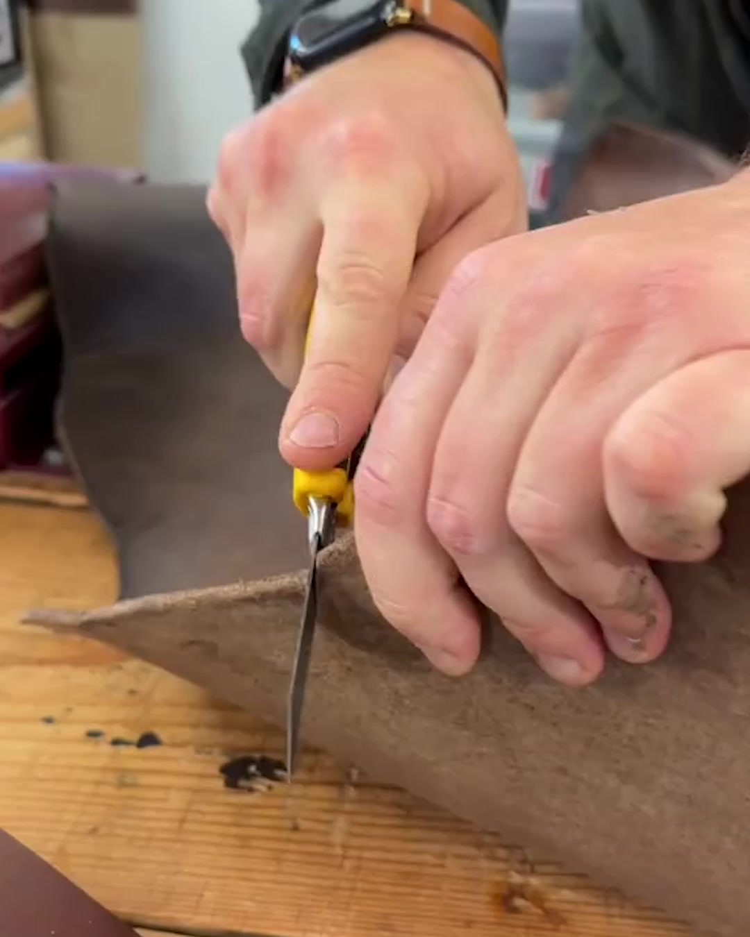 LADbible Video hub Making a leather belt from scratch