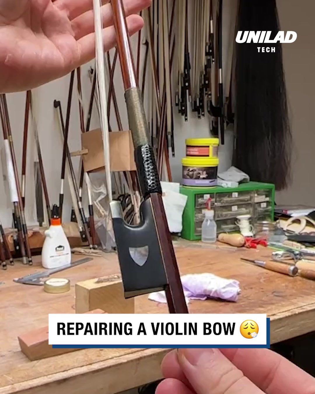 LADbible Video hub Violin Bow Repair