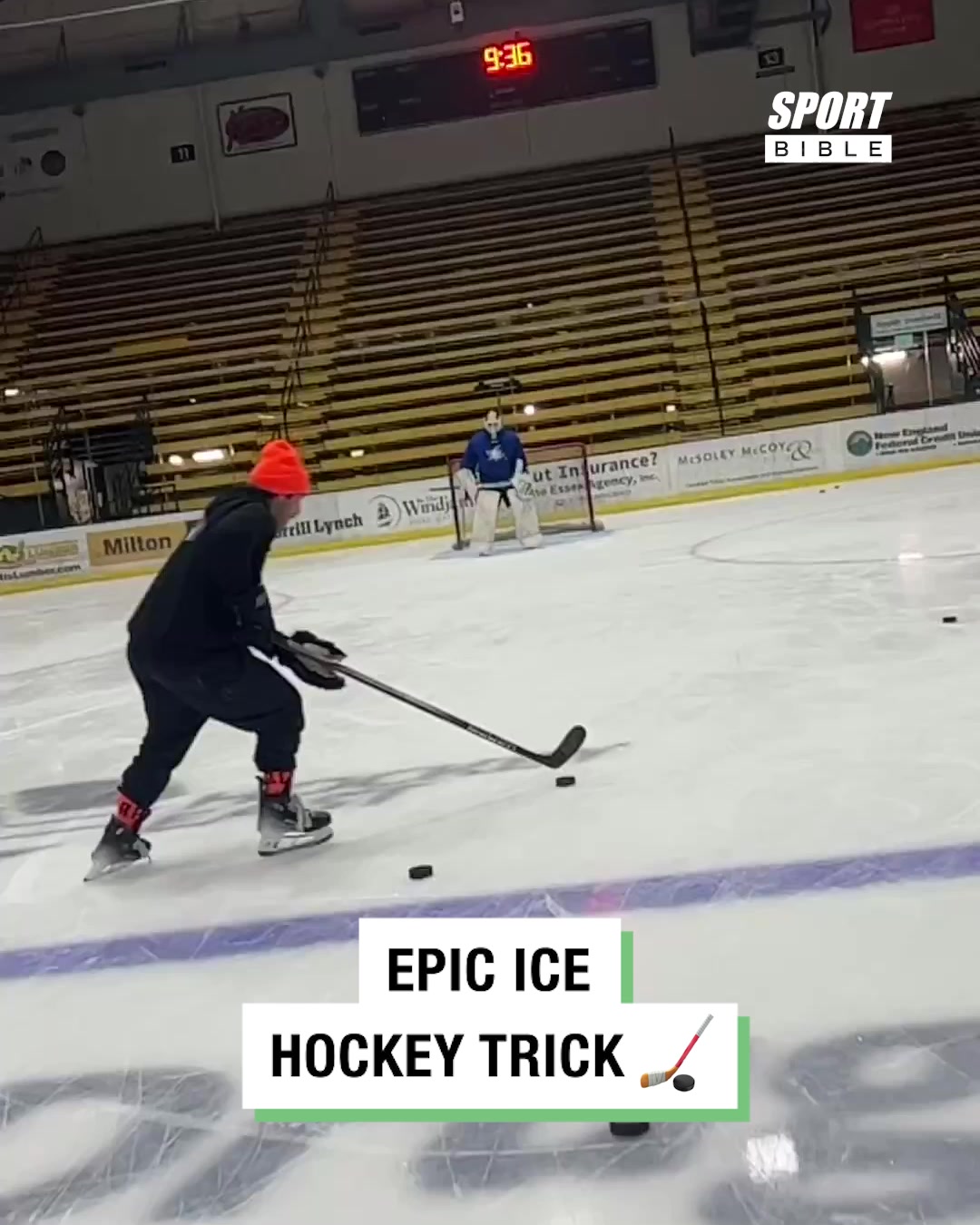 LADbible Video hub Epic Ice Hockey Trick Shot