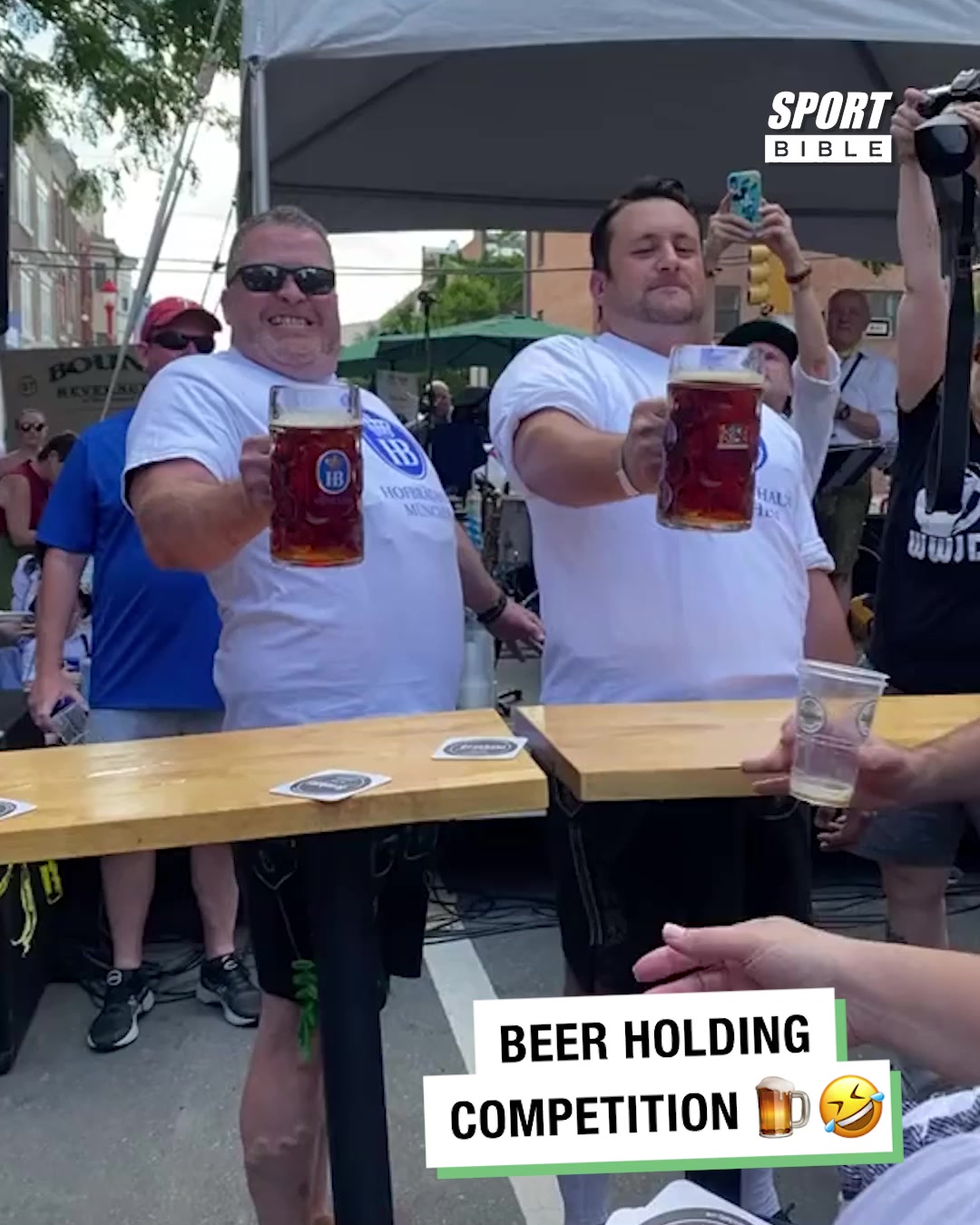 LADbible Video hub Beer Holding Competition 🍺🤣