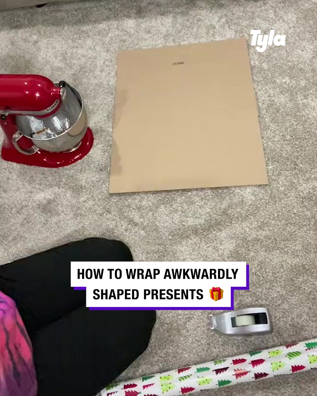 LADbible Video hub How to wrap awkward shaped Christmas presents 🎁
