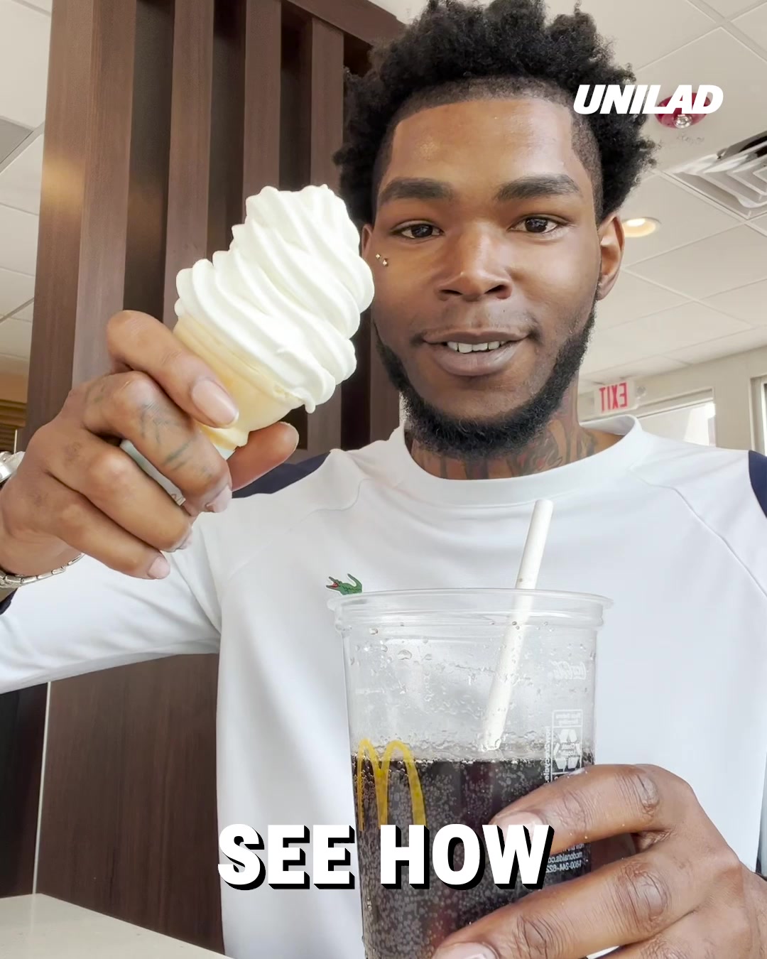 LADbible Video hub McDonald's Ice Cream Float Hack