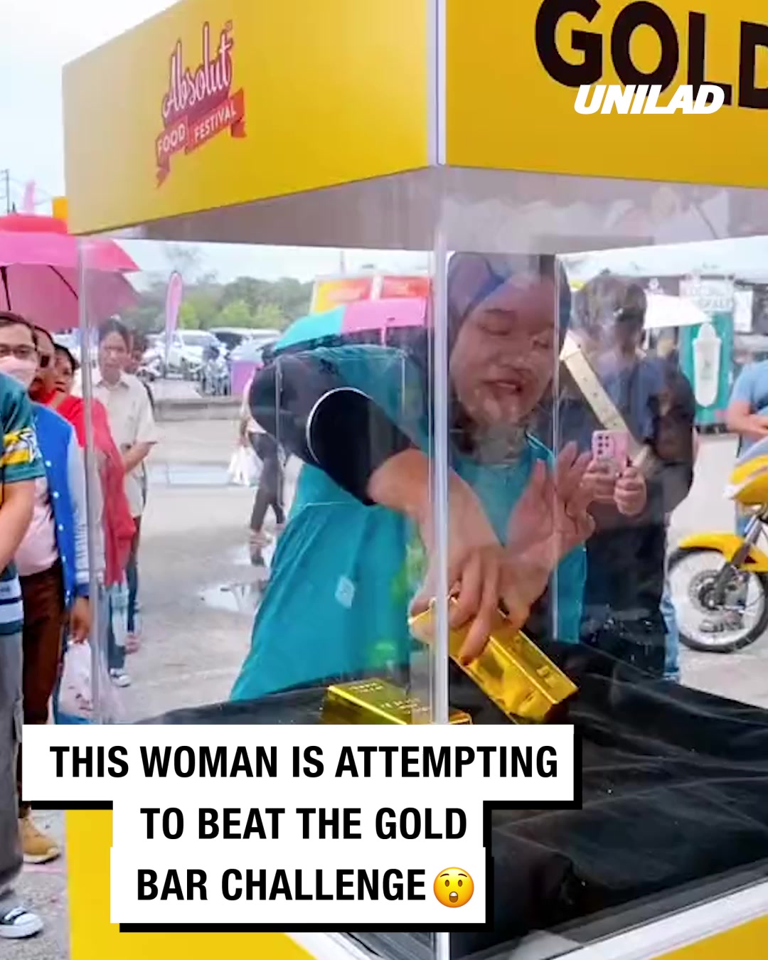 LADbible Video hub Intense Gold Bar Challenge