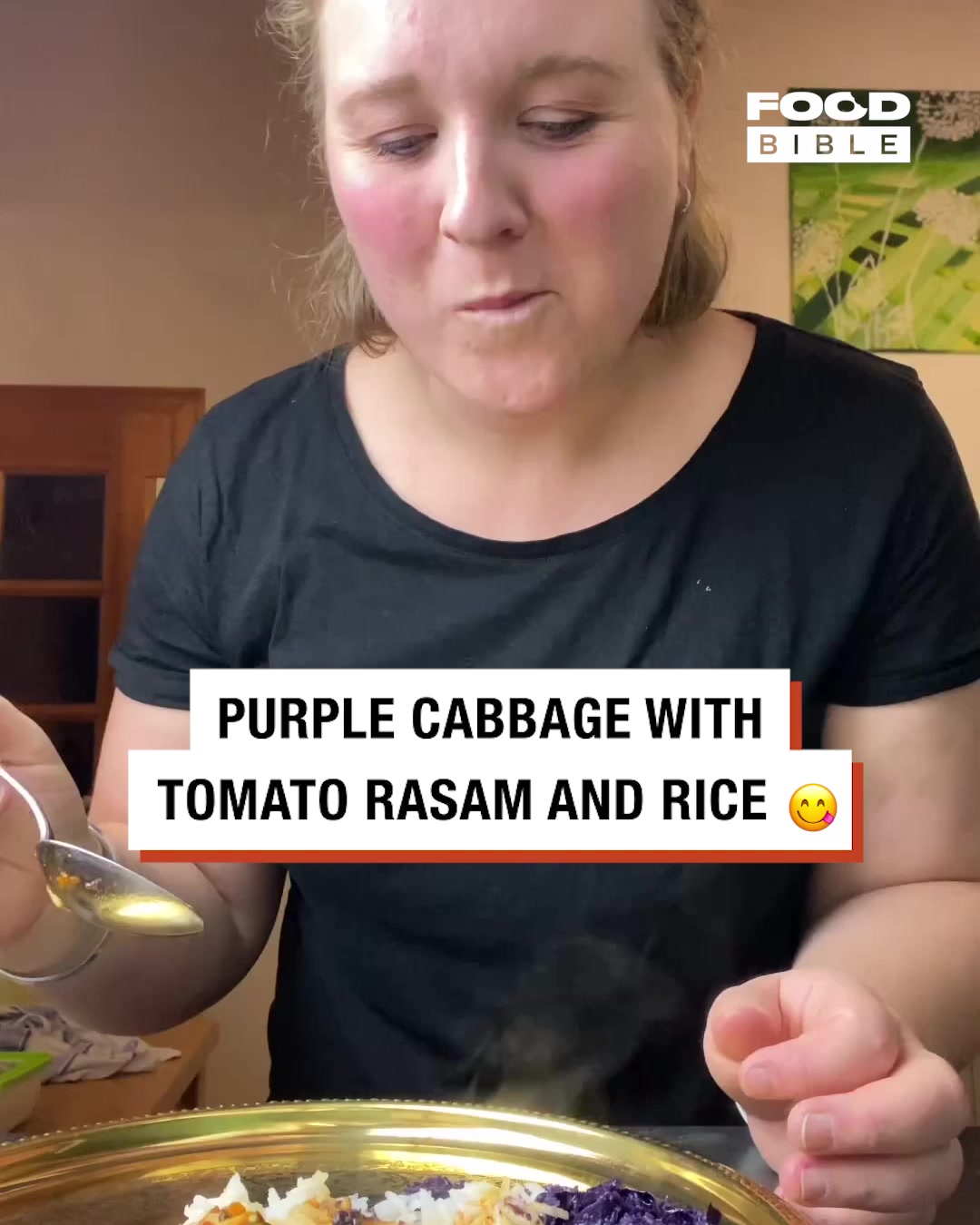 LADbible Video hub Purple Cabbage With Tomato Rasam & Rice 😋🇮🇳