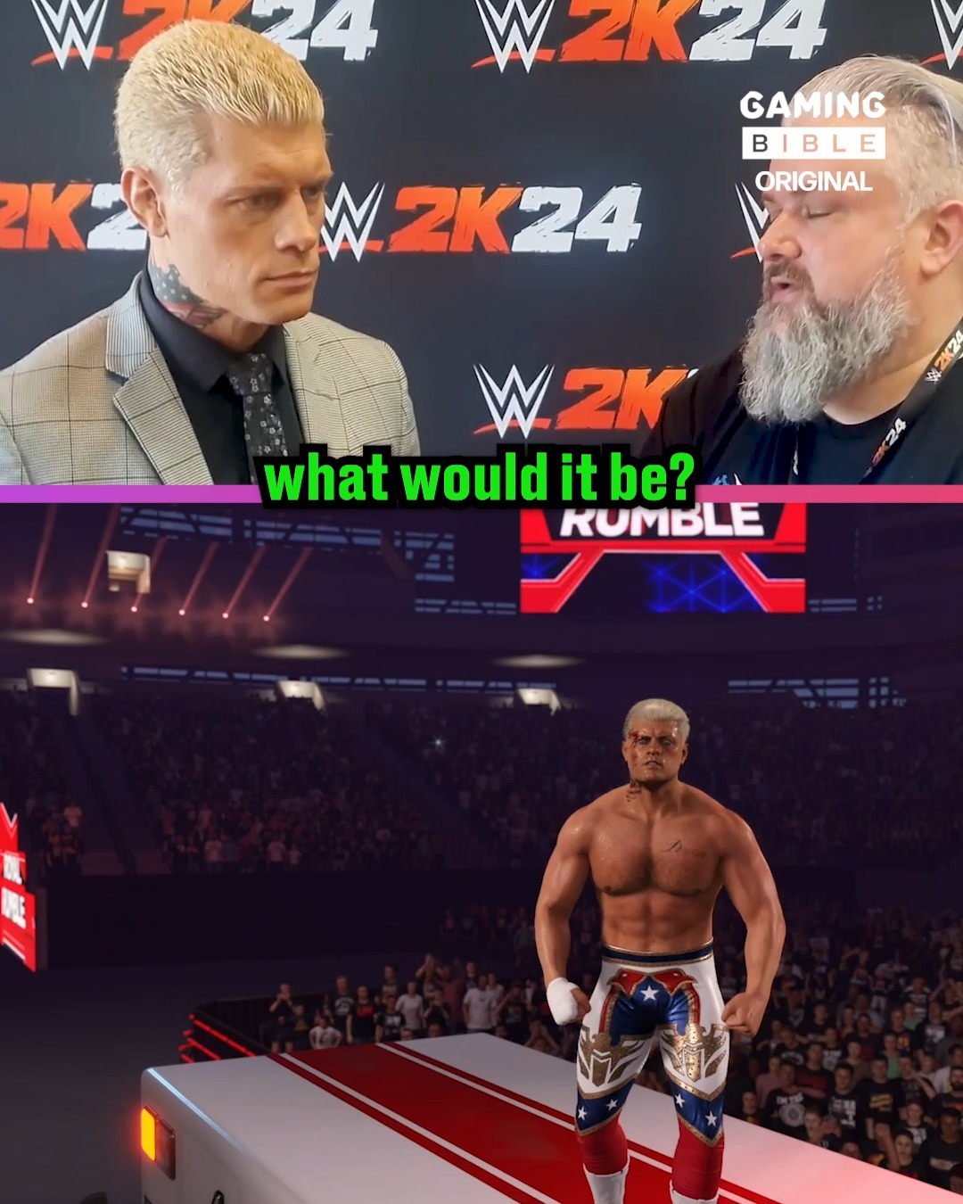 LADbible Video hub WWE stars Cody Rhodes and Xavier Woods reveal what