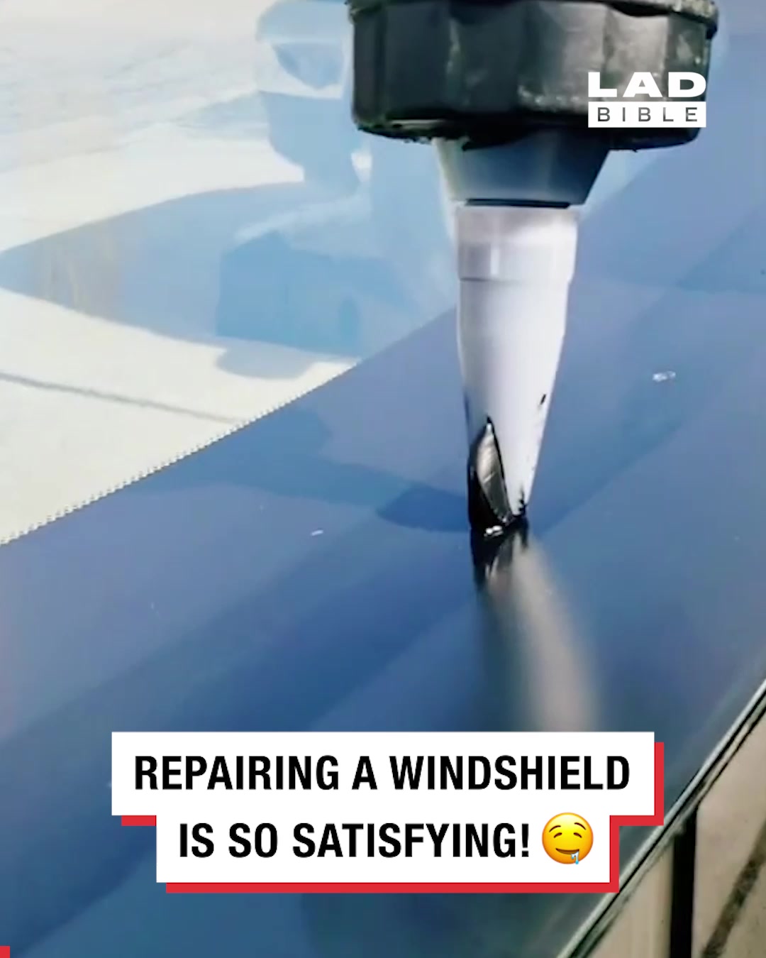 LADbible Video hub Satisfying windshield repairs