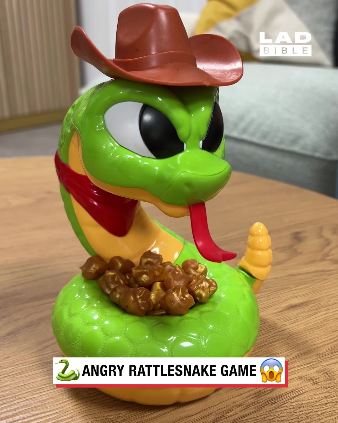 LADbible Video hub Angry Rattlesnake Game