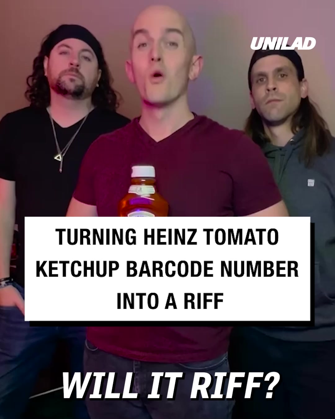 LADbible Video hub Turning Heinz Tomato Ketchup barcode number into a